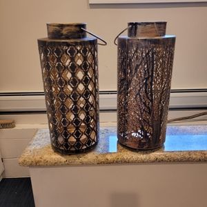 Indoor/outdoor candle holders
